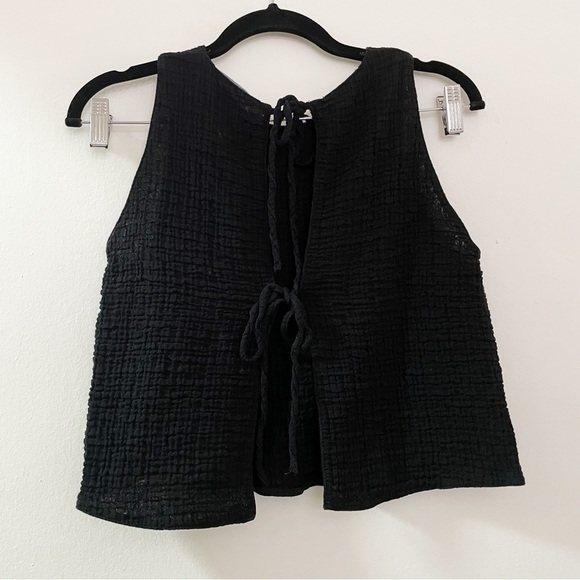 Zara Textured Cropped Top and Short Set - Picture 7 of 15